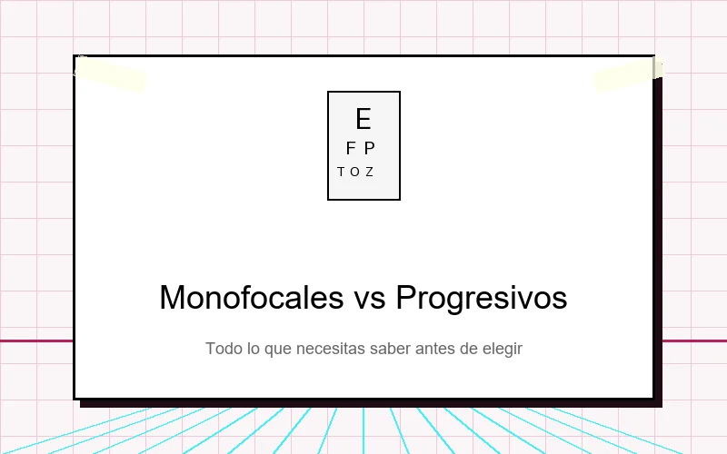 Diagrama explicativo de micas progresivas multifocales